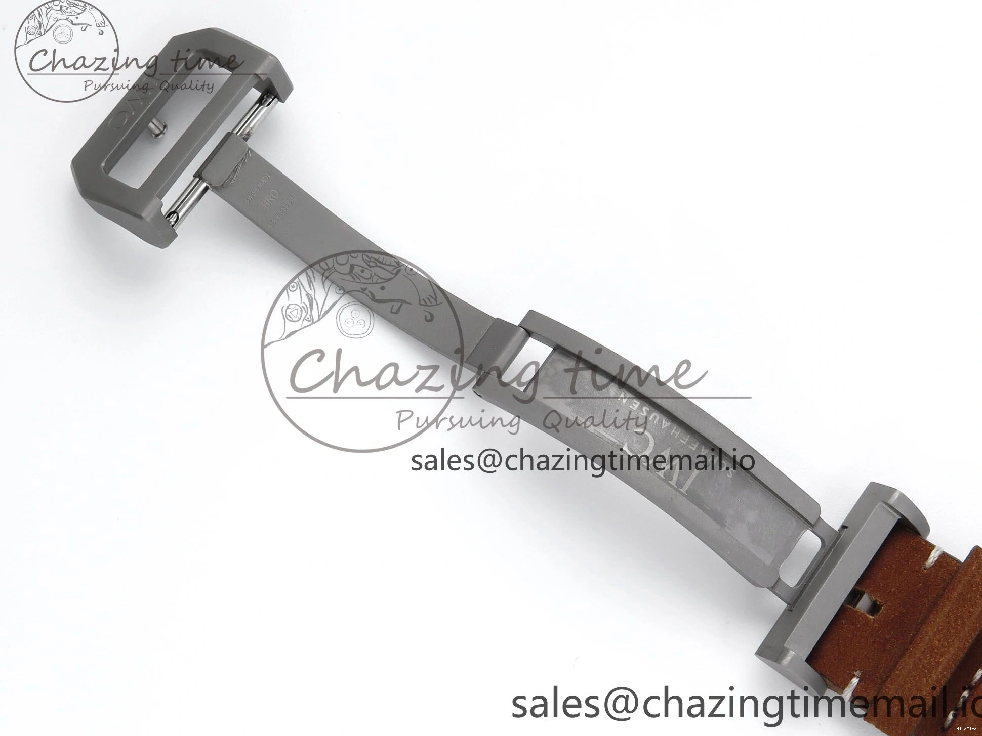 MIROTIME 0417 Big Pilot IW329701 M+F 1:1 Best Edition Black Dial on Brown Leather Strap MY RelaxedFit 7005